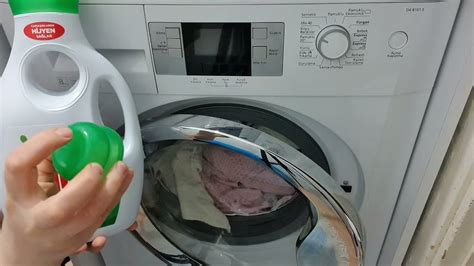 deterjan makinenin hangi gözüne konur